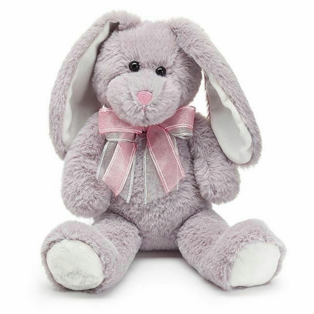 14" Super Plush Gray Bunny
